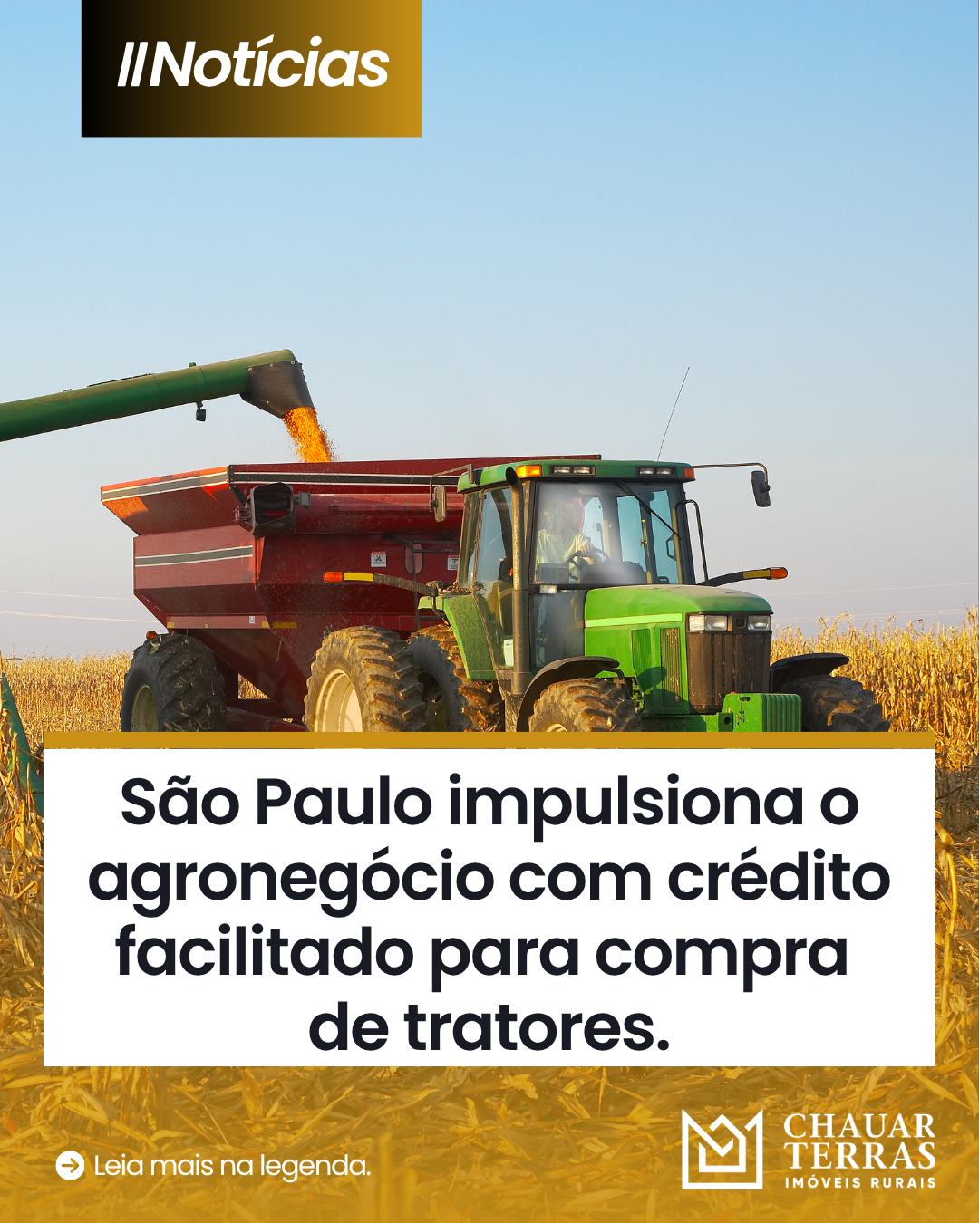São Paulo impulsiona o agronegócio com crédito facilitado para compra de tratores